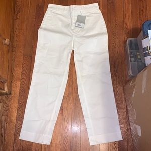 Everlane the lightweight straight leg crop OFF WHI